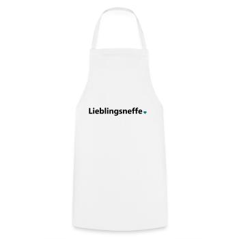 Lieblingsneffe bester Neffe Welt Spruch Geschenk - Kochschürze - Weiß - Vorne - AI Model Male 185 dark (185cm)
