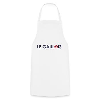 Le Gaulois - Tablier de cuisine - blanc - Devant - AI Model Male 185 dark (185cm)