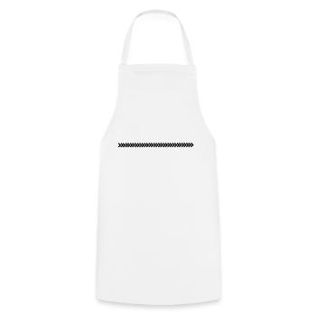 linie_cool__f1 - Kochschürze - Weiß - Vorne - AI Model Male 185 dark (185cm)
