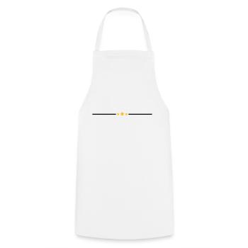 Star line - Cooking Apron - white - Front - AI Model Male 185 dark (185cm)