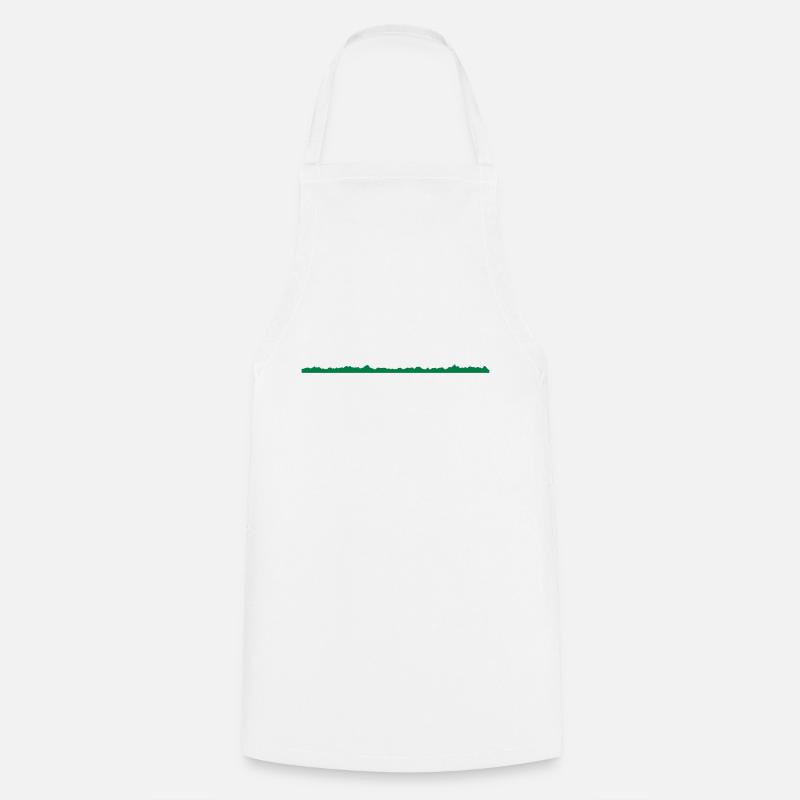 hills - Cooking Apron - white