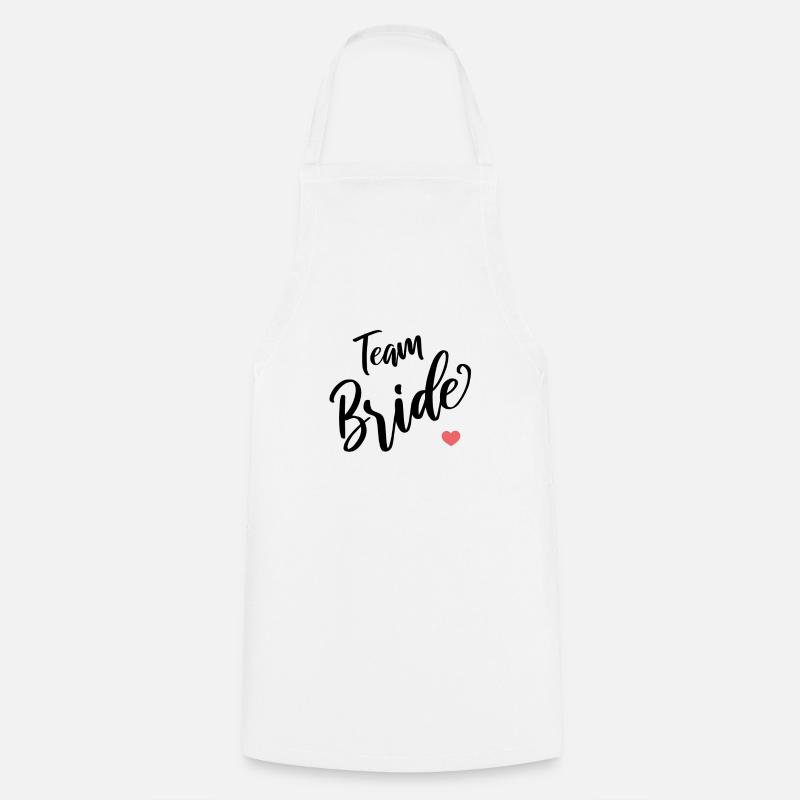 Team Bride - Kochschürze - Weiß
