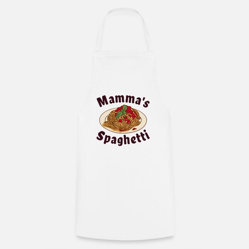 Mamma's Spaghetti - Kochschürze - Weiß