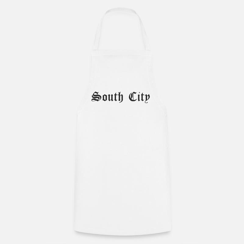 South City - Cooking Apron - white