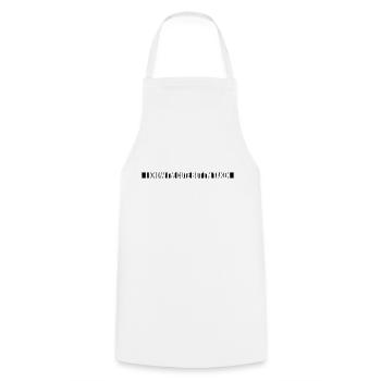 cute but taken quote - Cooking Apron - white - Front - AI Model Male 185 dark (185cm)
