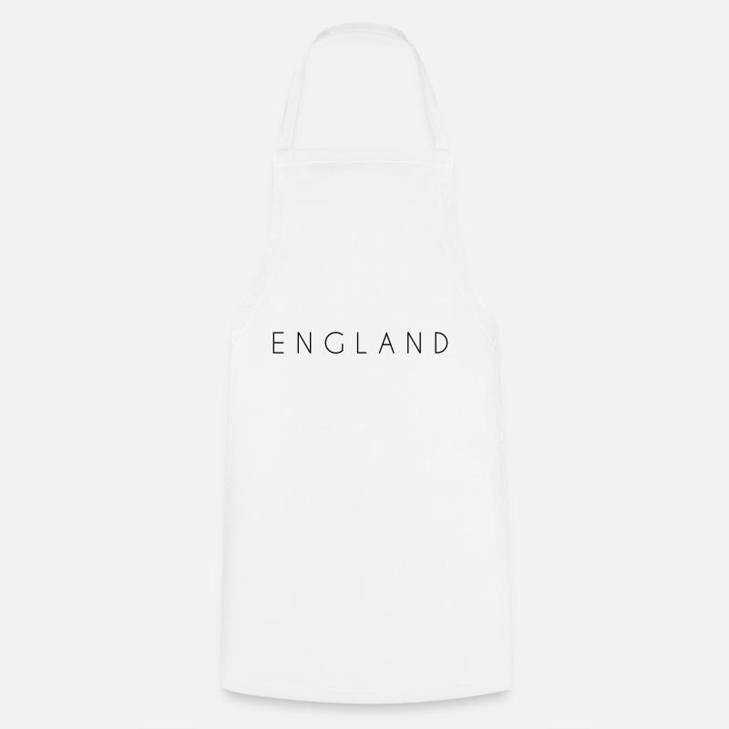 England - Cooking Apron - white