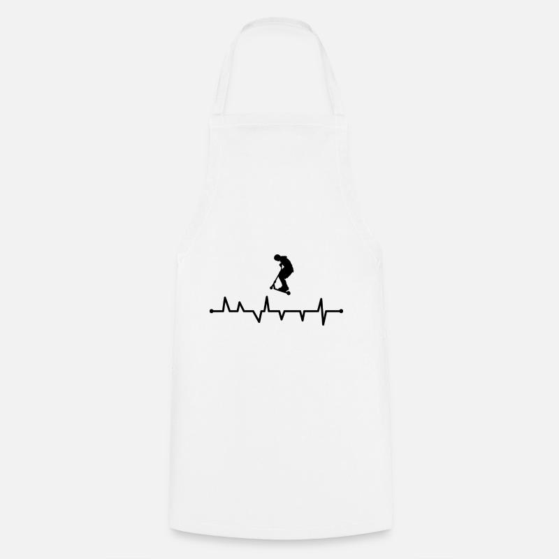 Stunt Scooter - Tablier de cuisine - blanc
