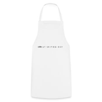 Donut Skip Leg Day - Tablier de cuisine - blanc - Devant - AI Model Male 185 dark (185cm)