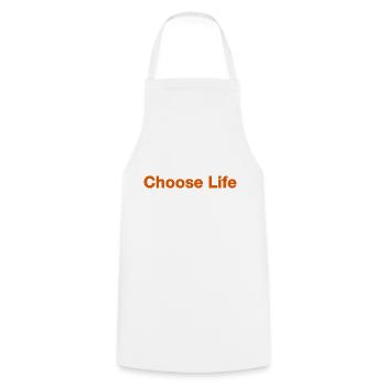 Choisissez la citation du film Life Trainspotting - Tablier de cuisine - blanc - Devant - AI Model Male 185 dark (185cm)