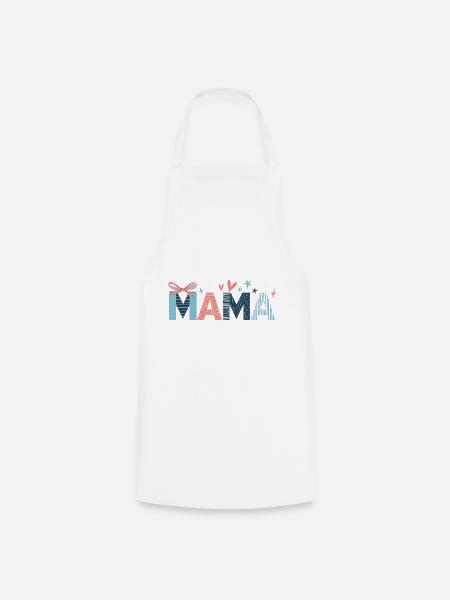 Mama - Kochschürze - Weiß