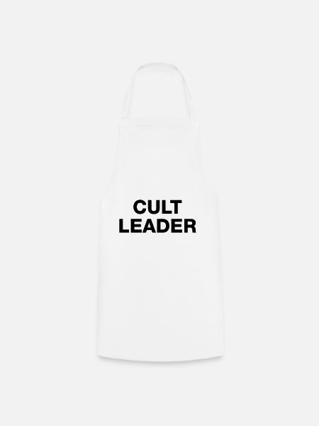 CULT LEADER - Cooking Apron - white