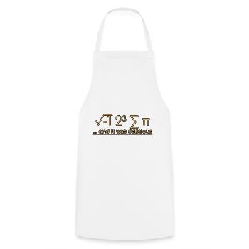 I Ate Some Pie And It Was Delicious 3 - Cooking Apron - white - Front - AI Model Male 185 dark (185cm)