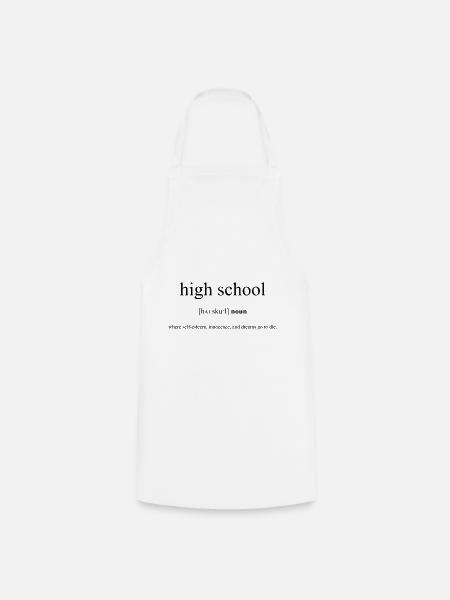 High School (Hochschule) Definition Dictionary - Kochschürze - Weiß