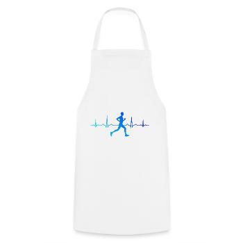 Jogging Cross Country Course De Course Hommes - Tablier de cuisine - blanc - Devant - AI Model Male 185 dark (185cm)