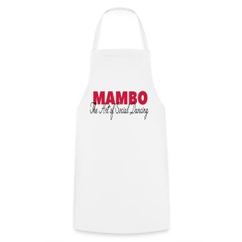 Mambo - The Art of Social Dancing - Dance Shirt - Kochschürze - Weiß - Vorne - AI Model Male 185 dark (185cm)