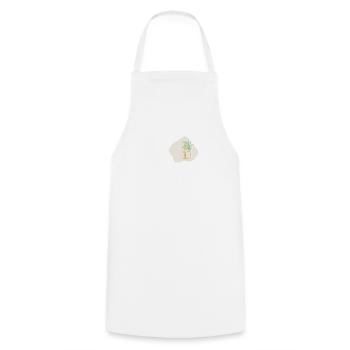 Plante en pot - Tablier de cuisine - blanc - Devant - AI Model Male 185 dark (185cm)