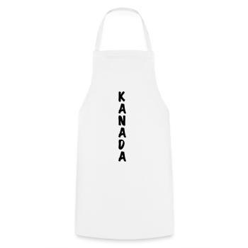 Kanada - Kochschürze - Weiß - Vorne - AI Model Male 185 dark (185cm)