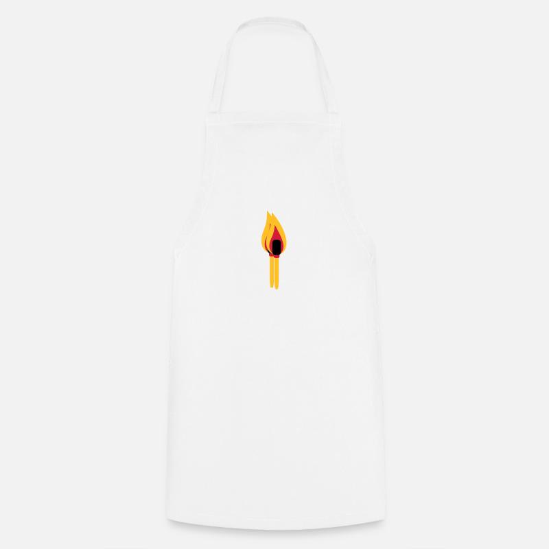 torch - Tablier de cuisine - blanc