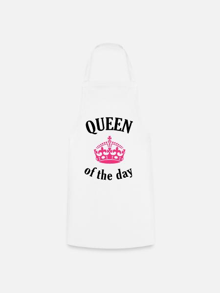 Queen of the day - Tablier de cuisine - blanc