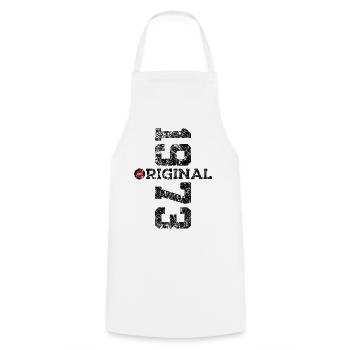 53RD BIRTHDAY ORIGINAL 1973 - Cooking Apron - white - Front - AI Model Male 185 dark (185cm)