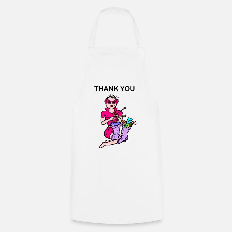 Savings in sock - Cooking Apron - white