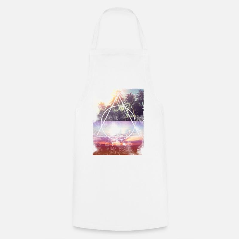 SmileyWorld Miami Beach - Cooking Apron - white