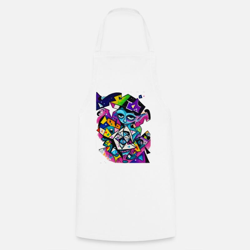 Graffiti - Cooking Apron - white