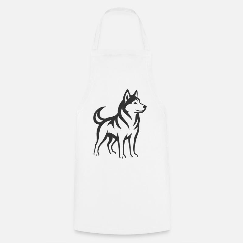 Husky - Cooking Apron - white