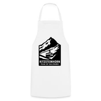 Kitzsteinhorn Alps - Cooking Apron - white - Front - AI Model Male 185 dark (185cm)