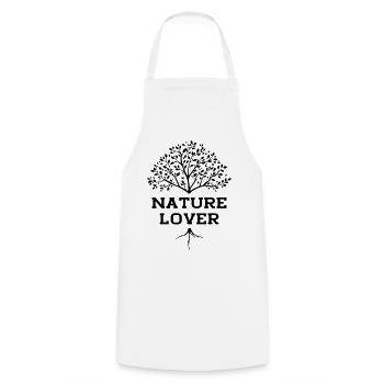 Nature Lover Gift Tree Nature Hiking - Cooking Apron - white - Front - AI Model Male 185 dark (185cm)