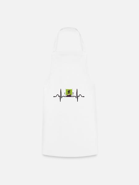 Actor Heartbeat - Cooking Apron - white