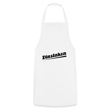 Dinslaken - Textdesign mit Stadtnamen - Kochschürze - Weiß - Vorne - AI Model Male 185 dark (185cm)