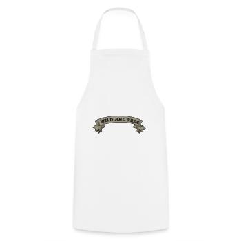 Wild and Free Banners - Cooking Apron - white - Front - AI Model Male 185 dark (185cm)