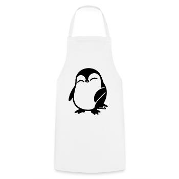 Pingouin - Tablier de cuisine - blanc - Devant - AI Model Male 185 dark (185cm)