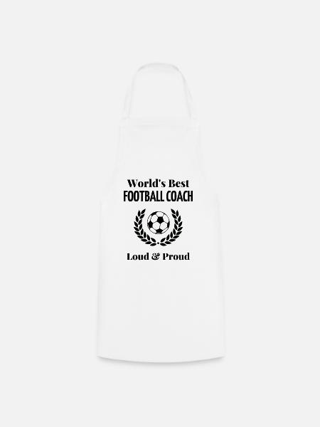 Der beste Fußballtrainer der Welt - Kochschürze - Weiß