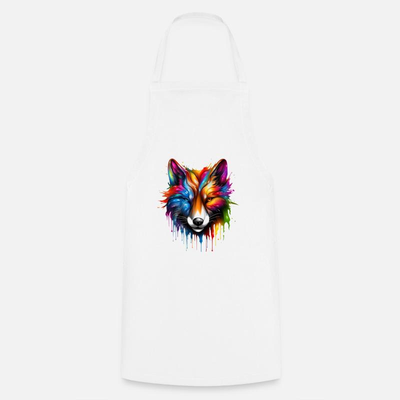 Magic Fox - Kochschürze - Weiß