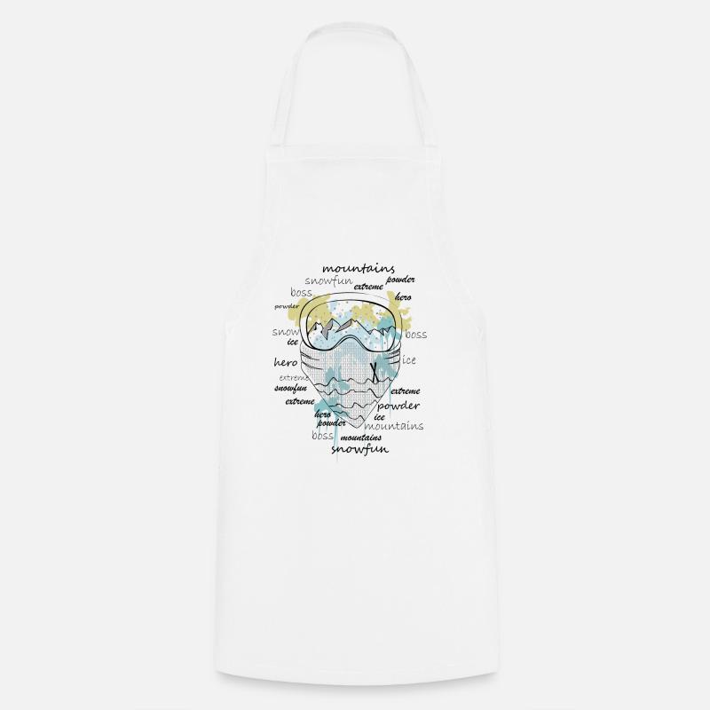 SKI LOOK - KLECKSE - Tablier de cuisine - blanc