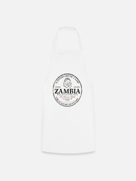 Zambie - Lion - Tablier de cuisine - blanc