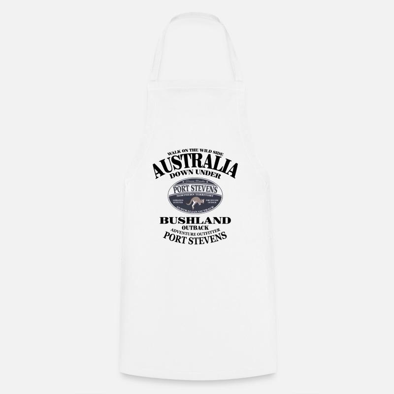 Kangaroos - Australia - Australia - Cooking Apron - white