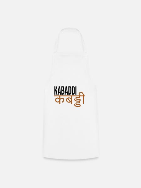 Kabaddi - Kochschürze - Weiß