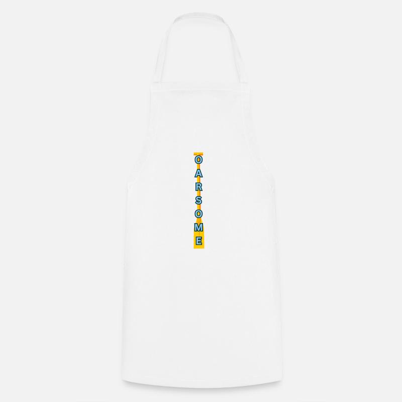 Conception d’aviron à rames - Tablier de cuisine - blanc