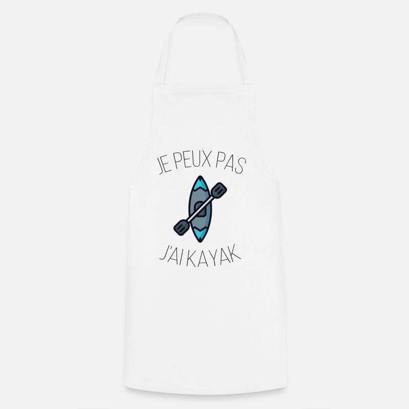 I can't kayak - Cooking Apron - white