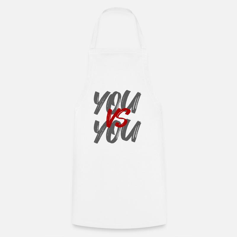 Vous Vs VOUS - Tablier de cuisine - blanc