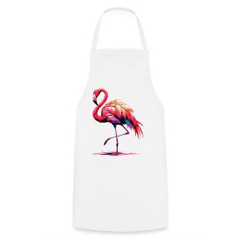Flamant - Tablier de cuisine - blanc - Devant - AI Model Male 185 dark (185cm)