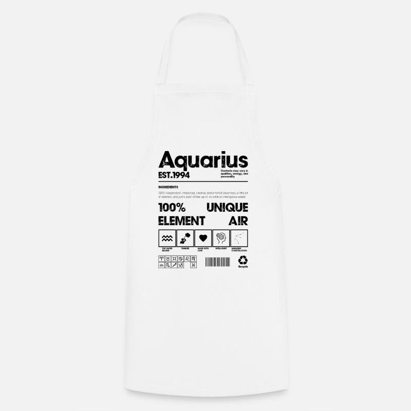 Aquarius 1994 - Cooking Apron - white
