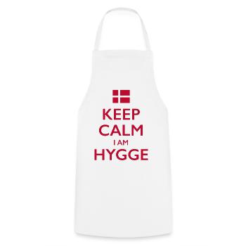 Hygge Denmark Dänemark - Kochschürze - Weiß - Vorne - AI Model Male 185 dark (185cm)