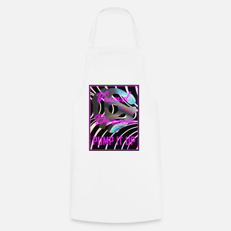 Pump It Up par Vivid Dream - Tablier de cuisine - blanc