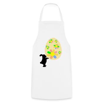 Easter Bunny Bunny Easter Gifts Easter Eggs - Cooking Apron - white - Front - AI Model Male 185 dark (185cm)