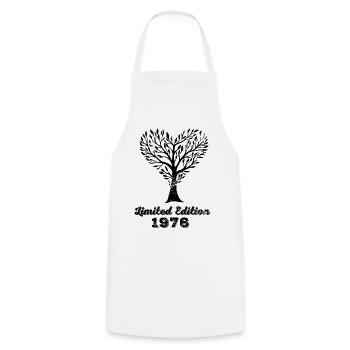 Millésime 1976 - Tablier de cuisine - blanc - Devant - AI Model Male 185 dark (185cm)