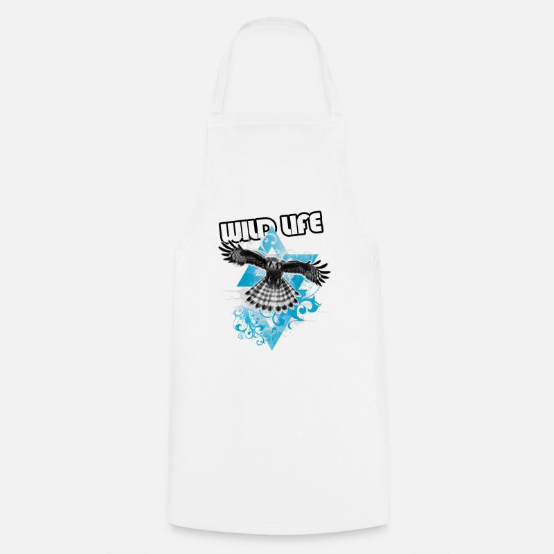 Aigle Libre et Graphique - Tablier de cuisine - blanc